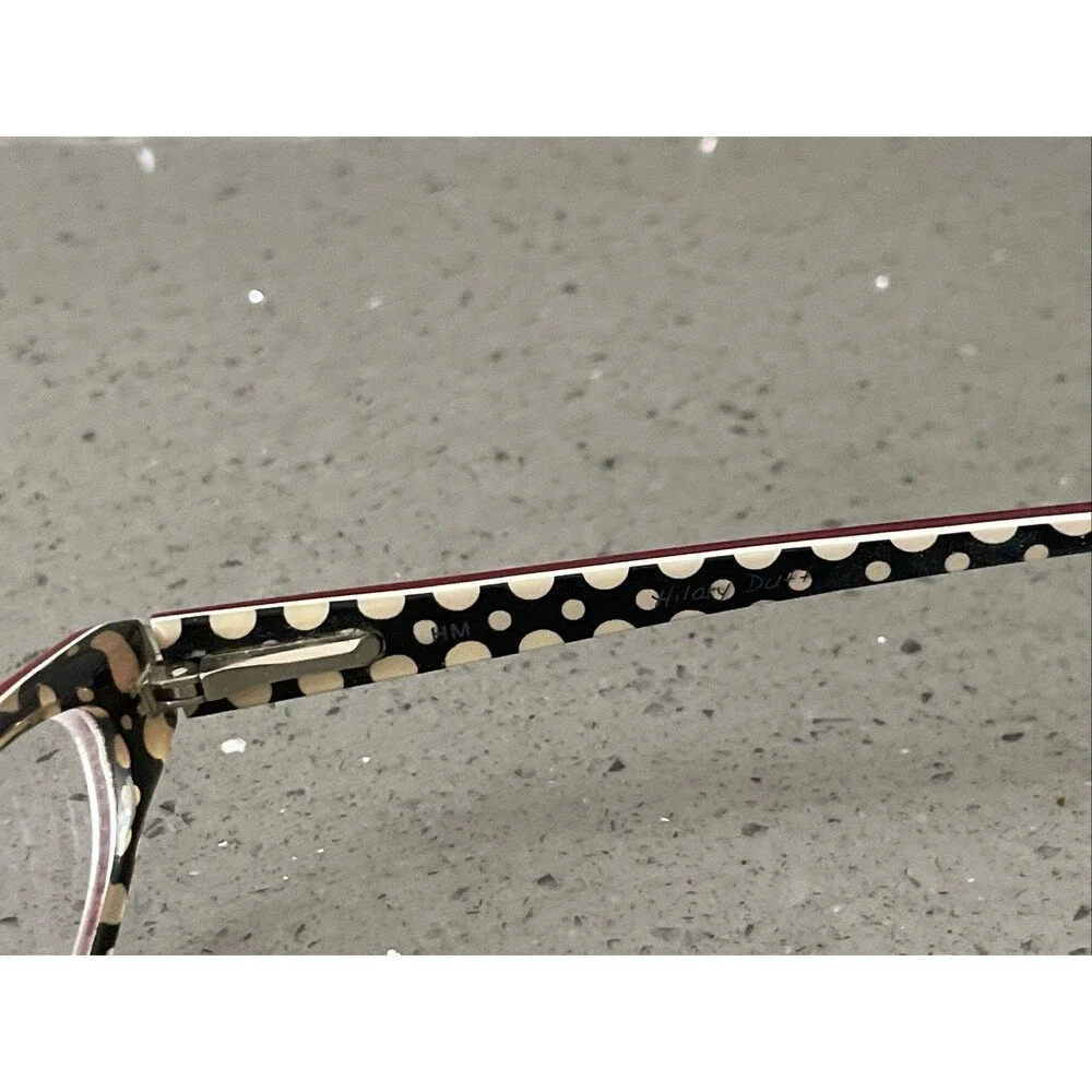 Hilary Duff Designer Eyeglass Frames ONLY 52-18-145 121085 044 red full rim y2k